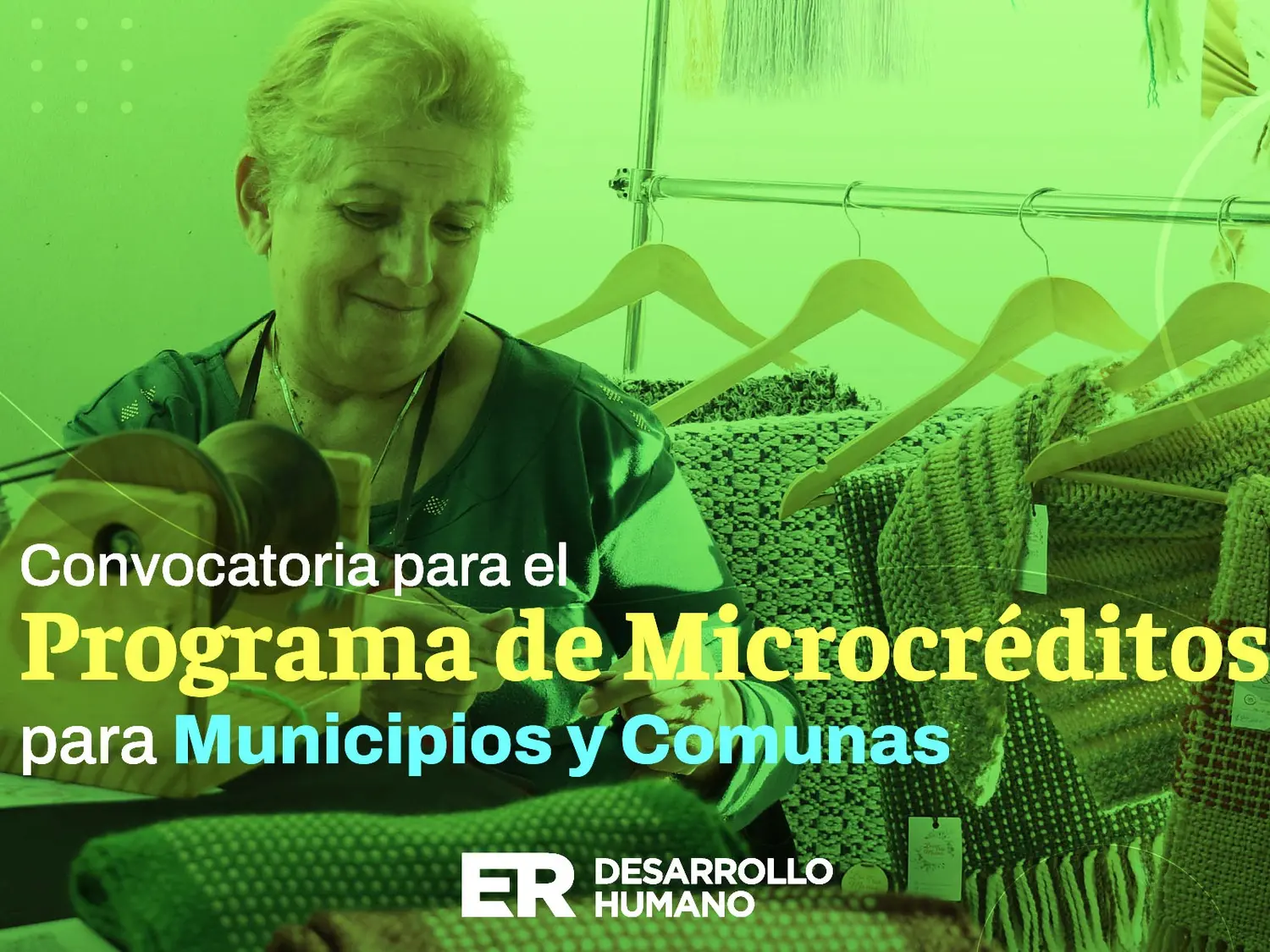 Se abrió la convocatoria del Programa de microcréditos para municipios y comunas