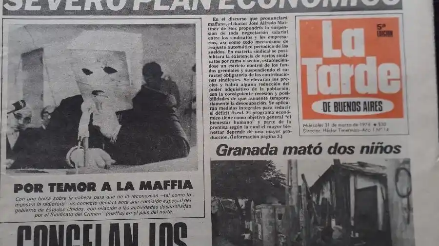 Videlista. El diario La Tarde de Timerman, después Canciller de Cristina Kirchner.