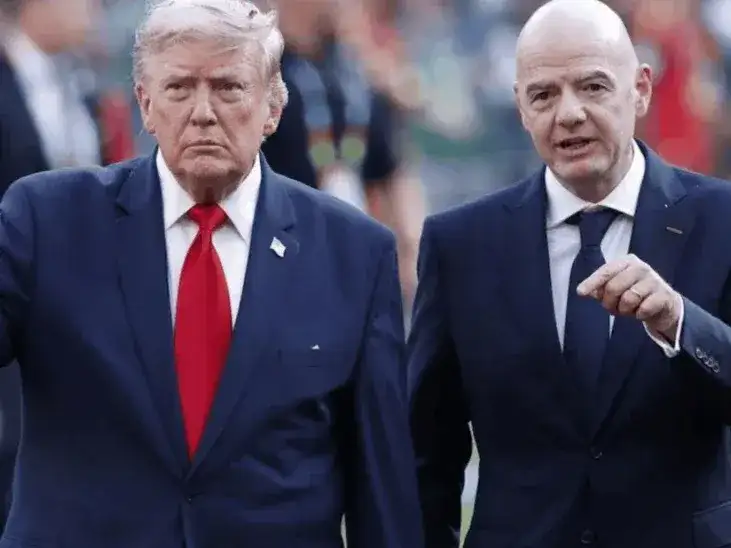 trump e infantino - 2