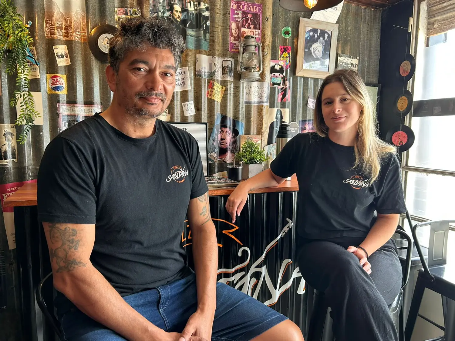Silvestre Dolade y Agustina Larrea recibieron esta mañana la visita de La Voz del Pueblo