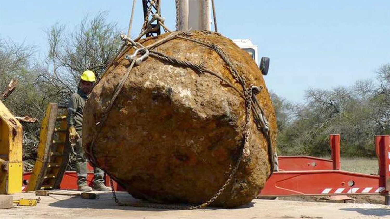 Hallan en Chaco el segundo meteorito más grande del mundo
