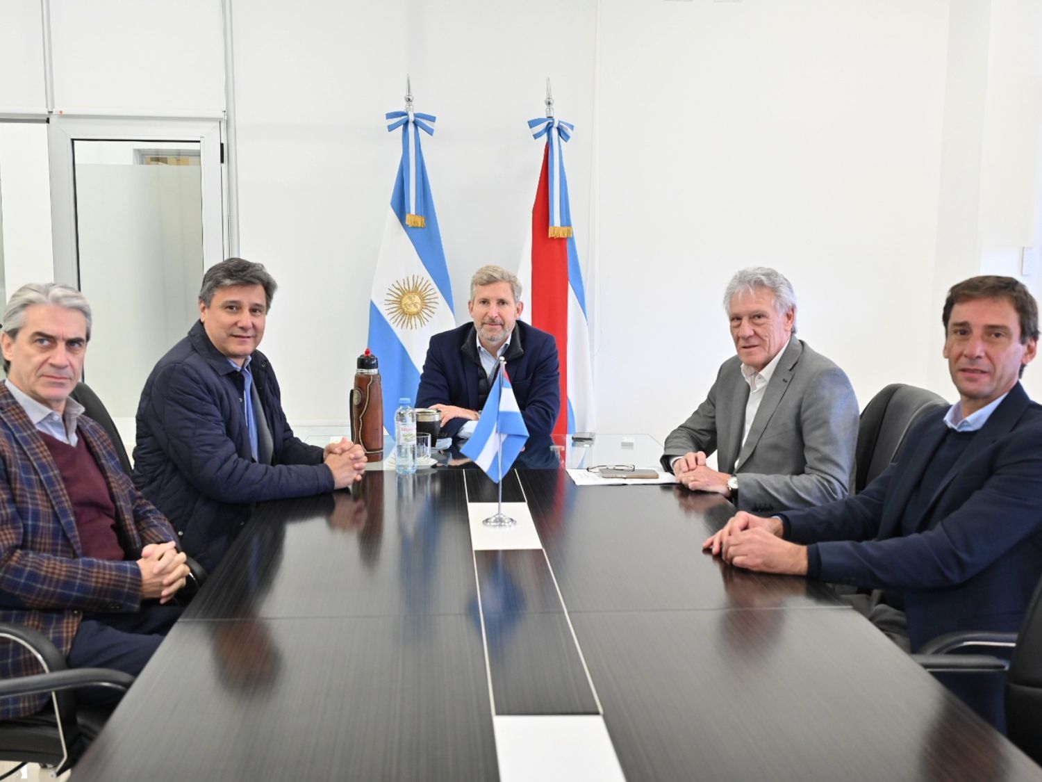 Frigerio se reunió con la misión del BID y evaluaron el avance de la planta de tratamiento de efluentes de Gualeguaychú