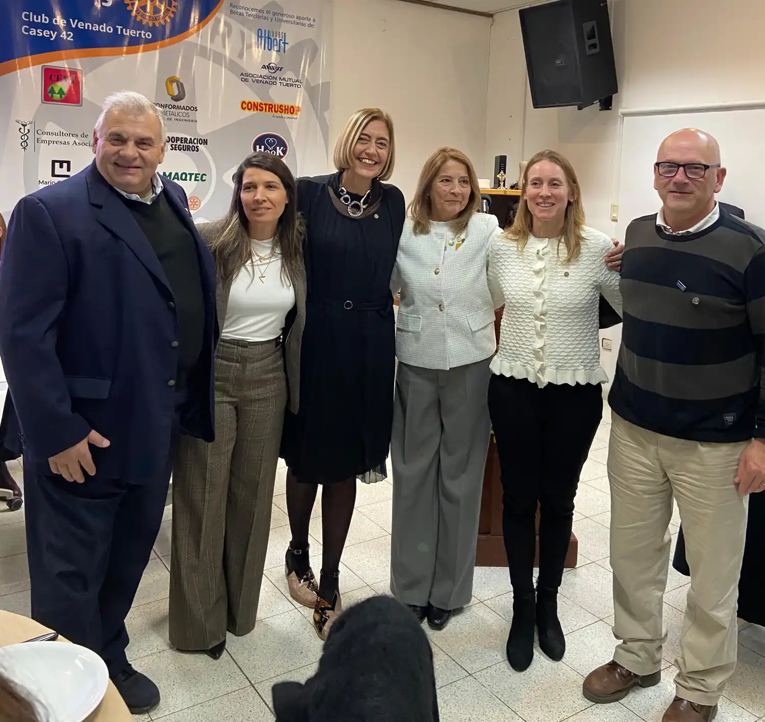 Nuevos autoridades del Rotary Club Venado Tuerto.