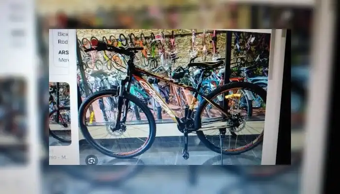 Bicicleta robada afuera de la escuela Normal