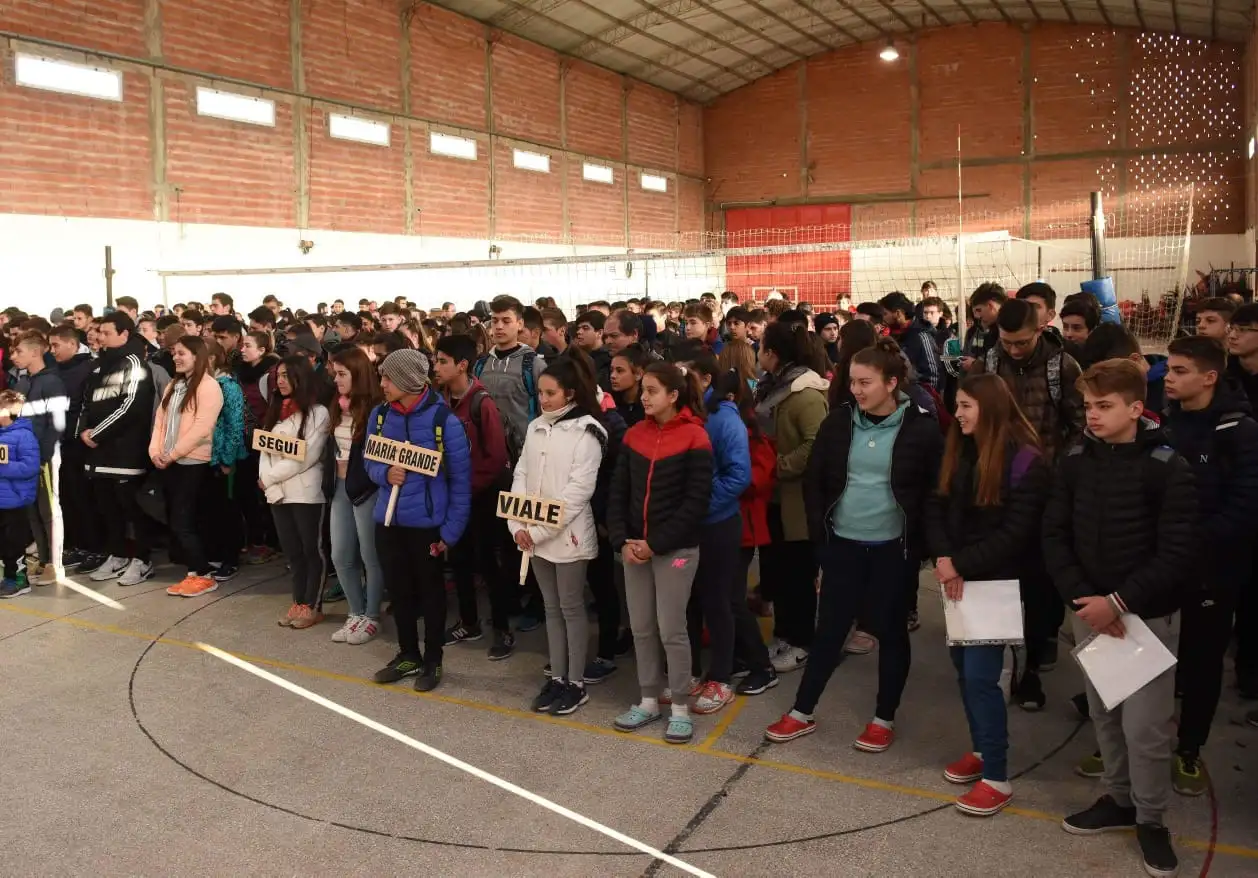 Crespo es anfitrión de la etapa departamental de los Juegos Deportivos Evita