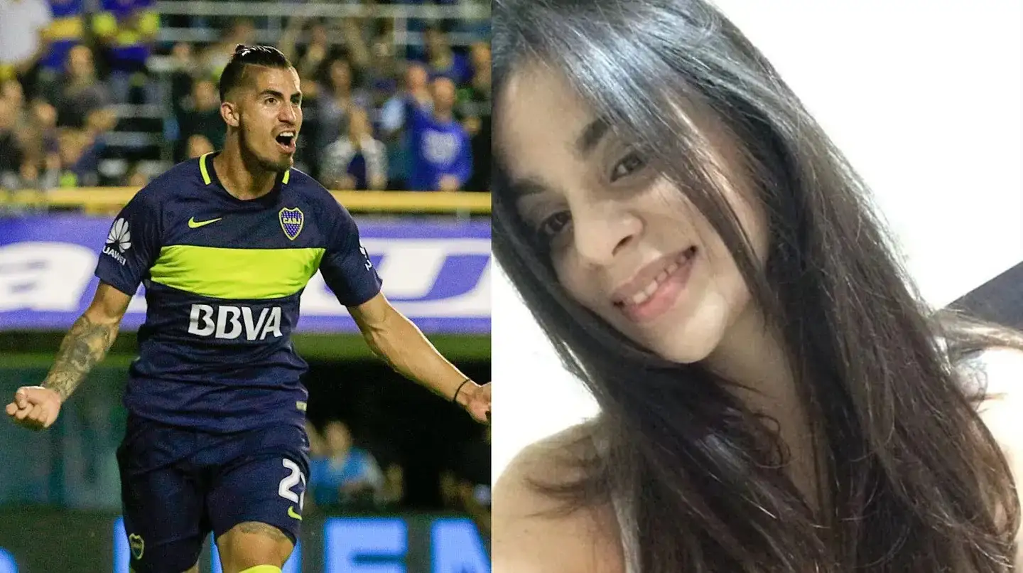 Junior Benítez y su expareja Anabelia Ayala.