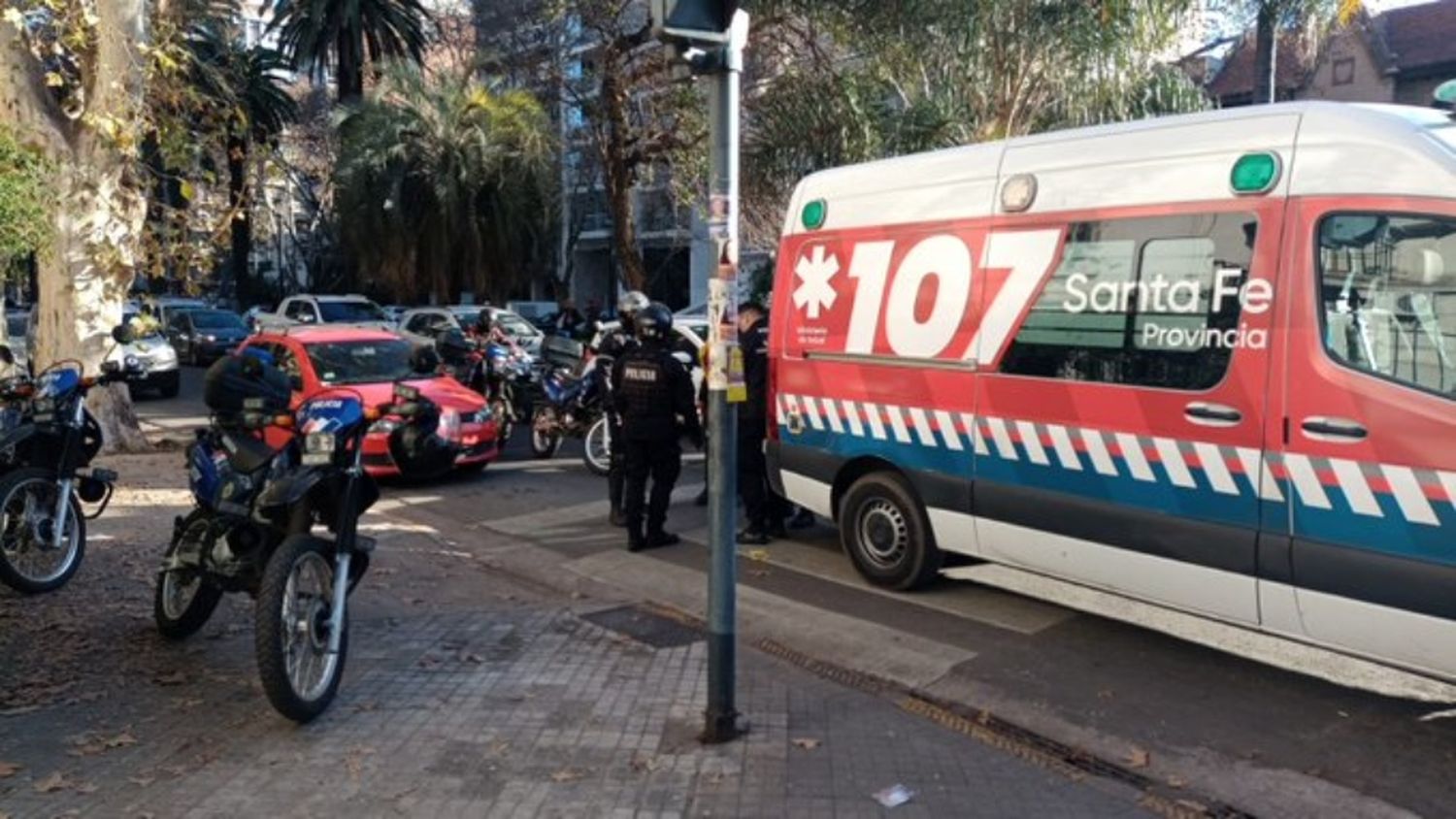 Persecución y detención ciudadana en Bv. Oroño y Urquiza