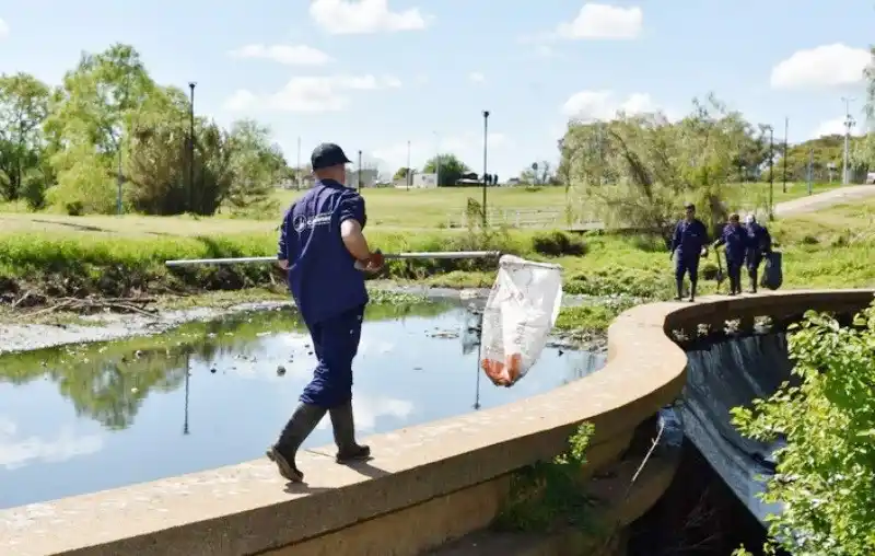 Jornada de limpieza colectiva del Arroyo Manzores