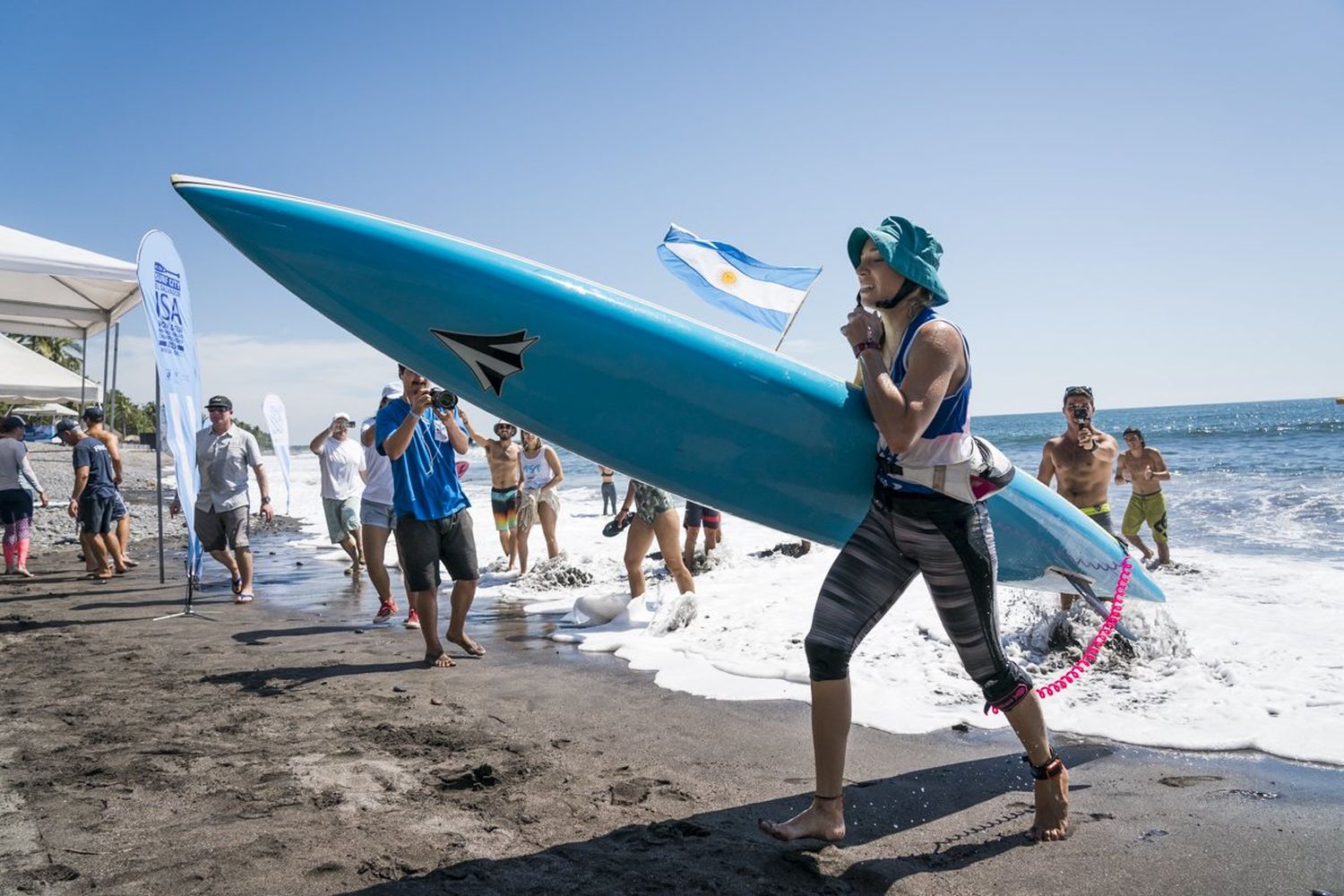 Medalla de bronce en el segundo día del mundial SUP