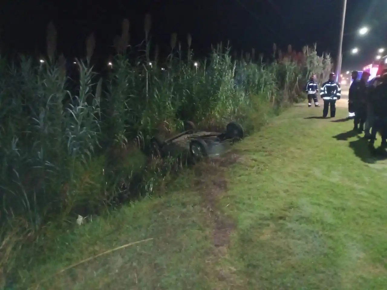 Vuelco en Santa Fe y ruta 33 - 1