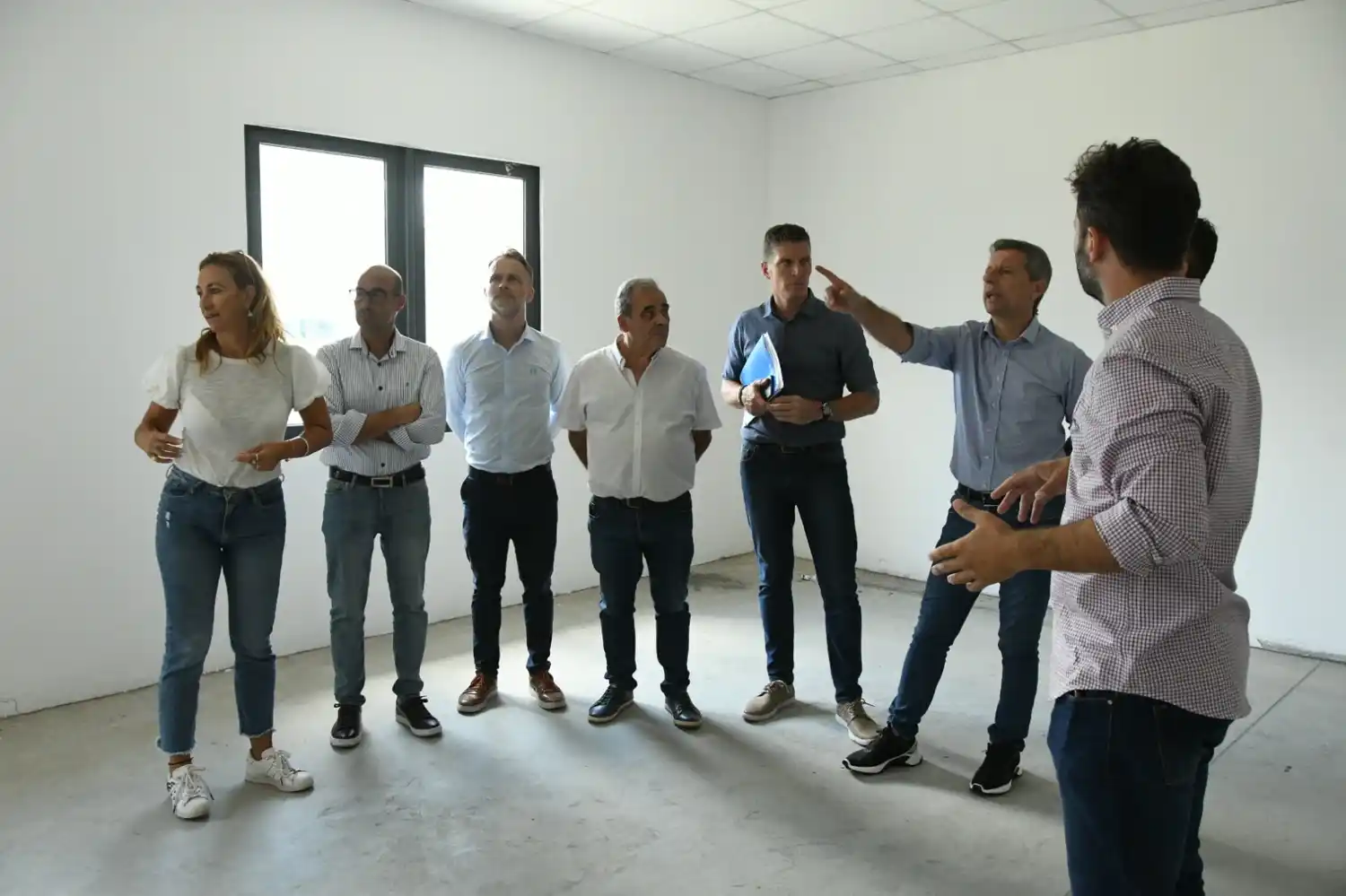 El intendente Bernarte recorrió las obras.