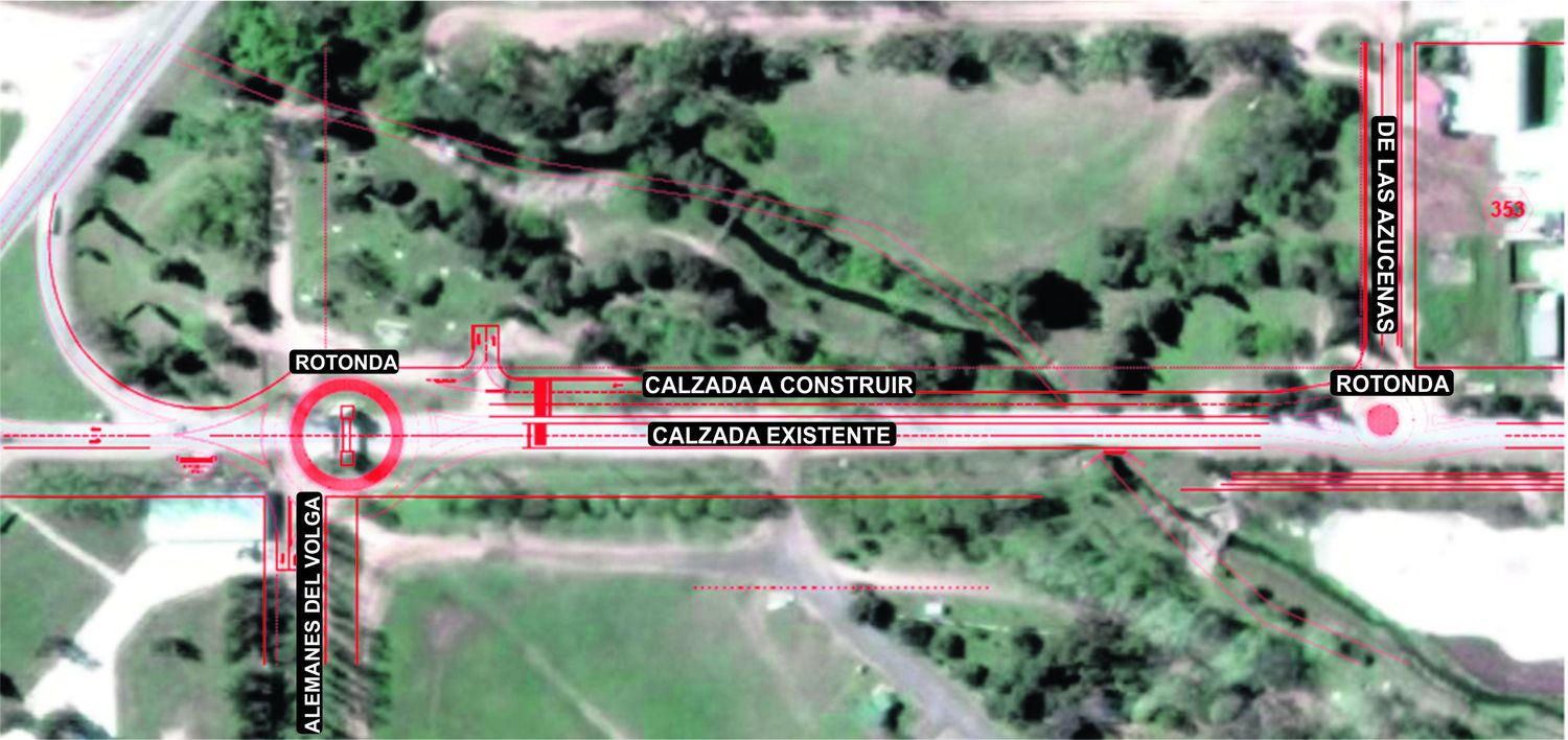 Cambios en la circulación vehicular por las obras en el acceso Alfonsín