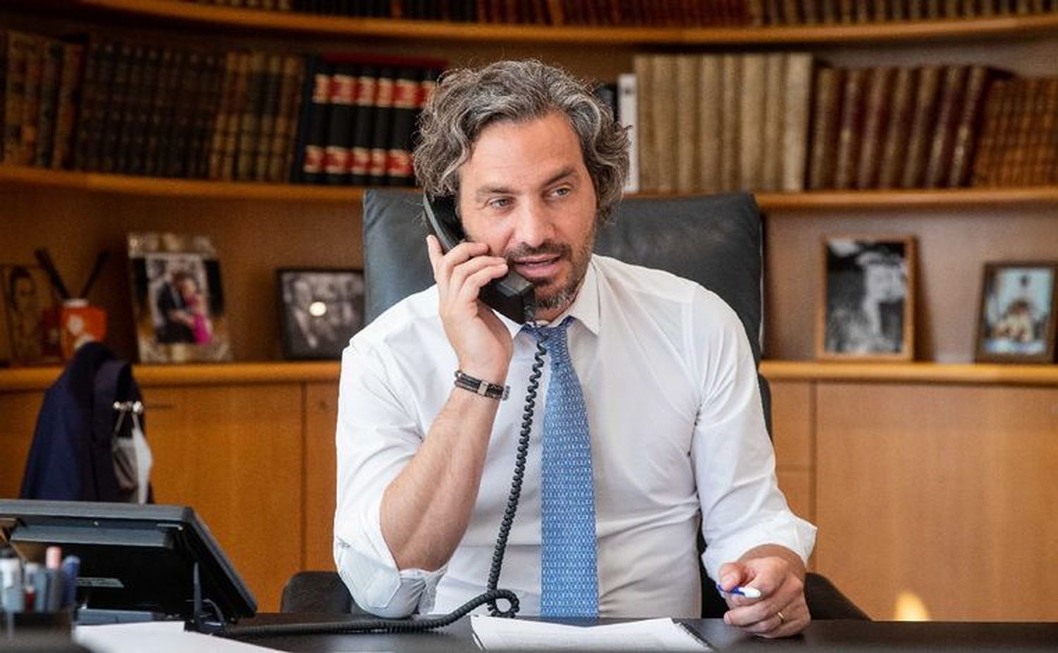 El canciller, Santiago Cafiero