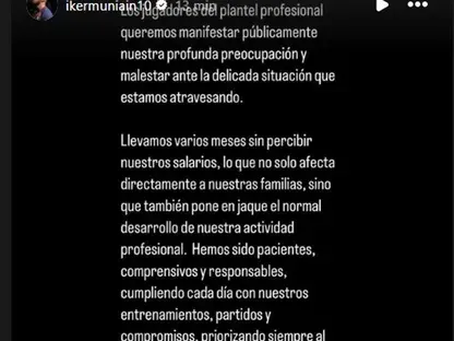 Muniain, posteo deuda san lorenzo