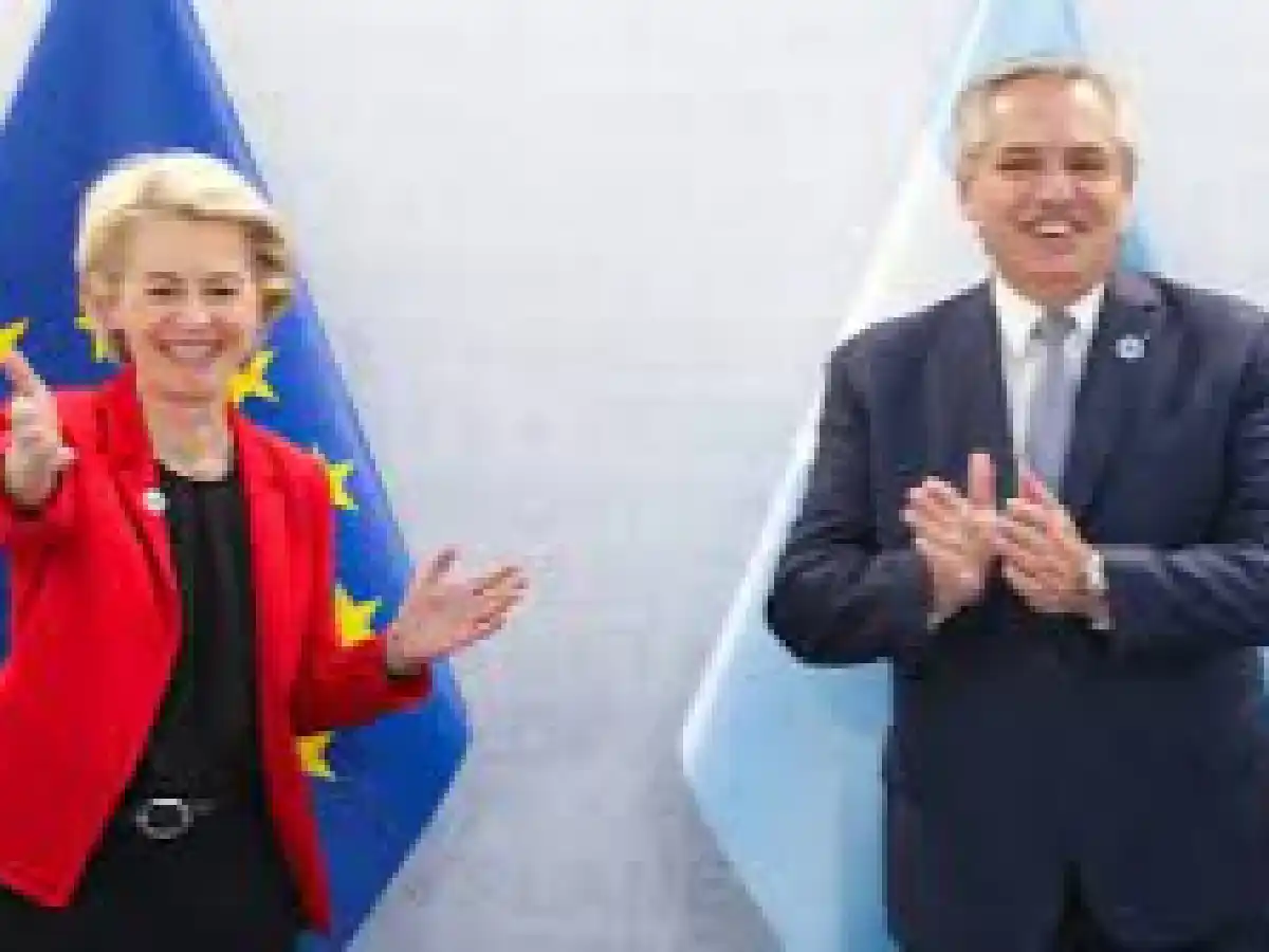 Alberto Fernández recibe a la titular de la Comisión Europea con las miras puestas en un acuerdo Mercosur-UE