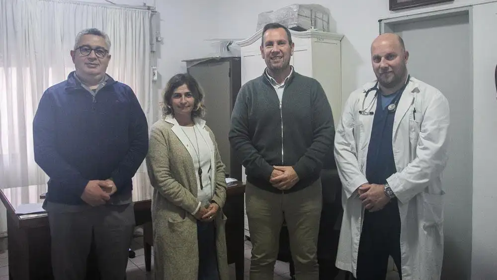 El director provincial de Salud Mental visitó el Hospital San Antonio y destacó el trabajo del servicio local