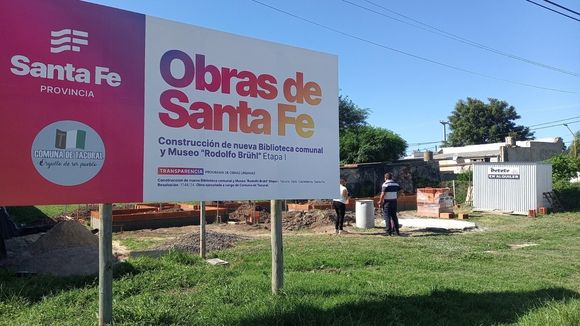 Obras urbanas: Provincia avanza con la construcción de una biblioteca y un museo en Tacural