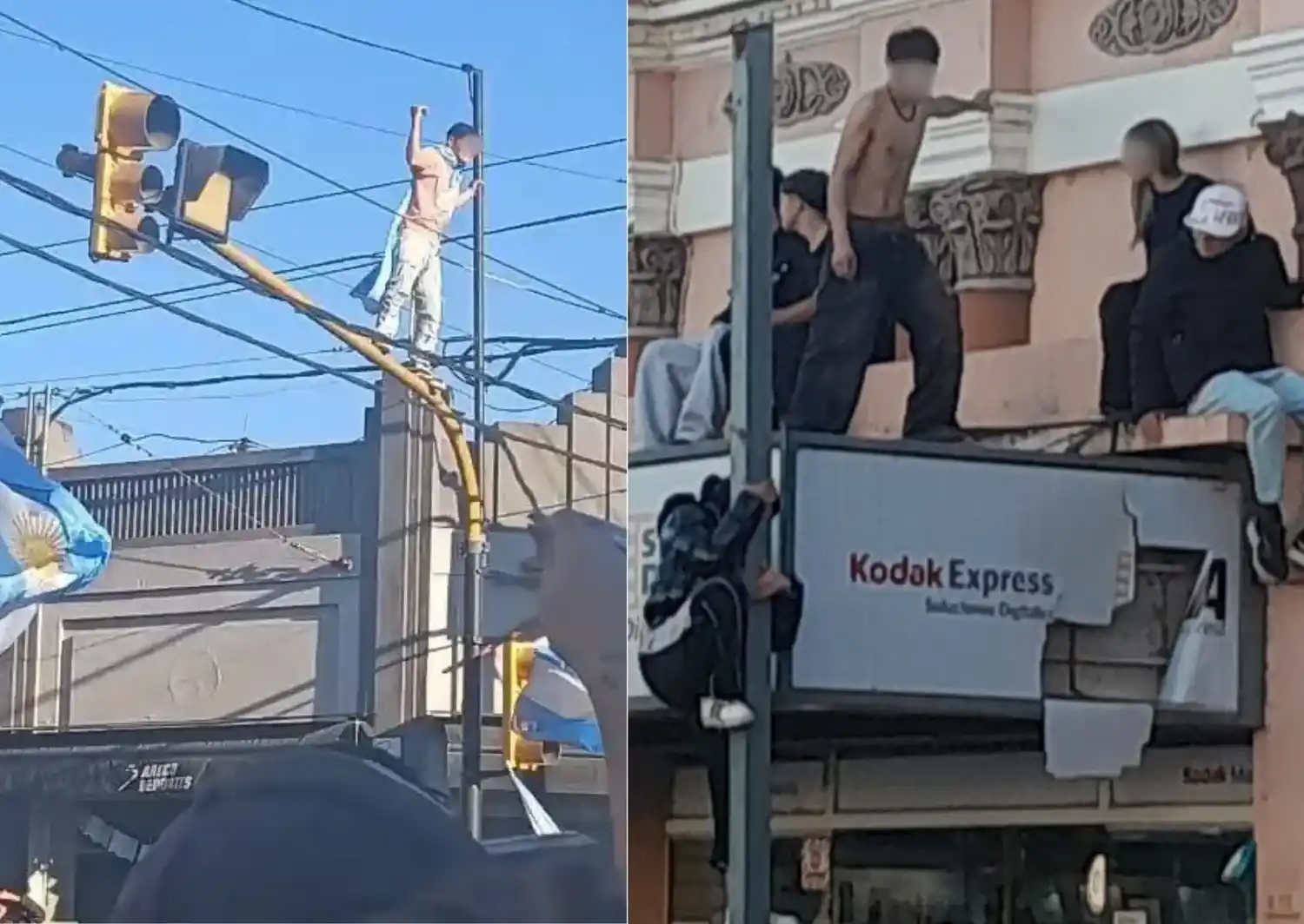accidentes, robos y destrozos durante festejos de la selección argentina