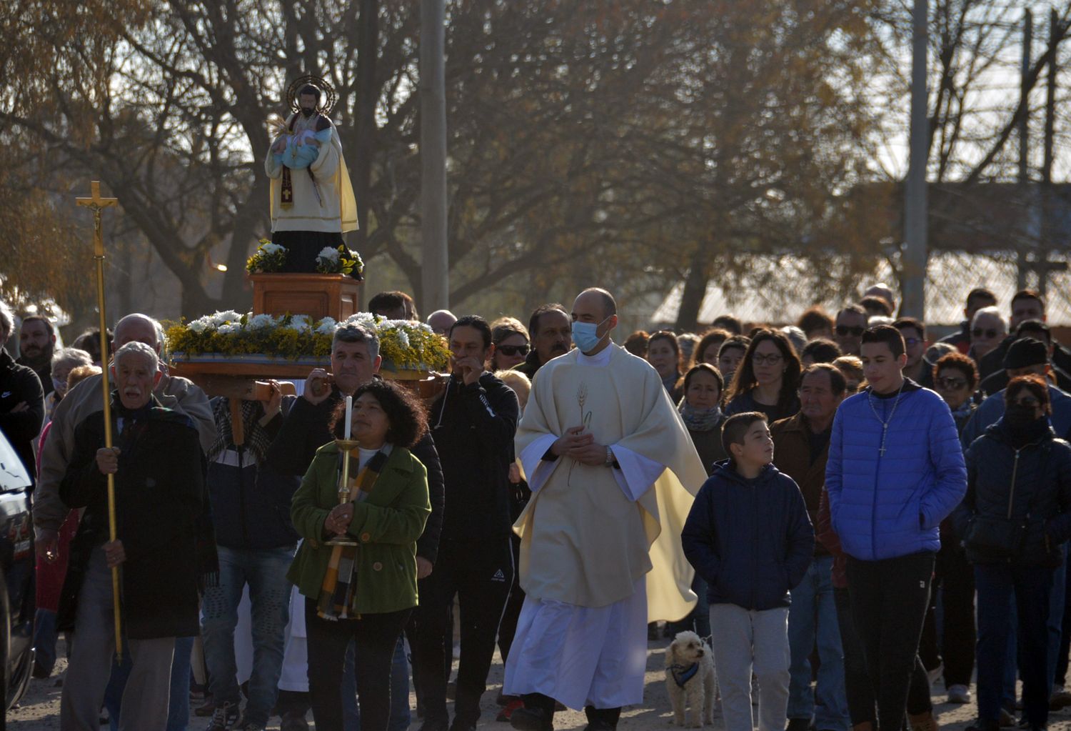 La comunidad cristiana se congregó una vez más para reivindicar la figura de San Cayetano