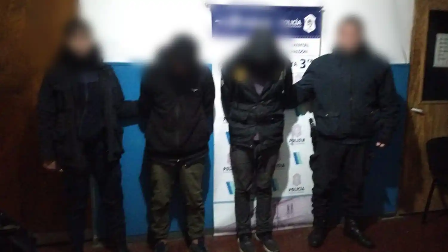 Fueron captados por las cámaras del COM