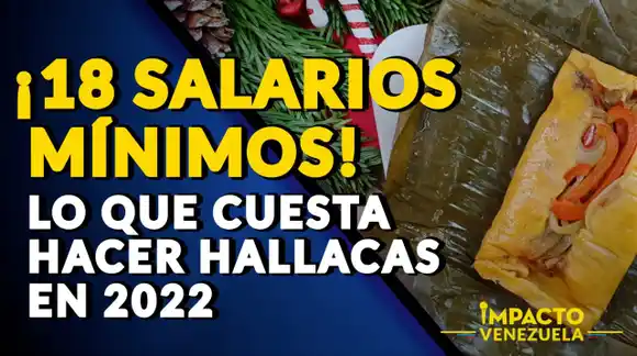 ¡AGÁRRESE EL BOLSILLO! Hacer unas 25 hallacas puede costar hasta 120 USD