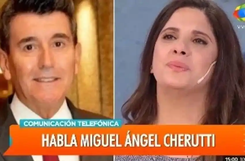 Tenso momento: Cherutti y la bailarina que lo denunció por abuso se cruzaron en televisión