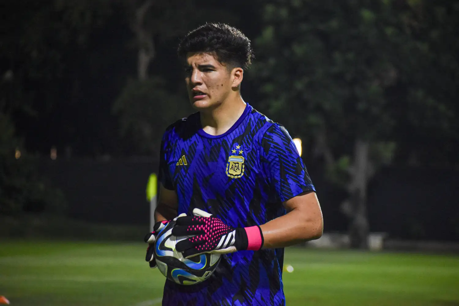 Florentín, arquero de Talleres de Córdoba y el seleccionado Sub 17.