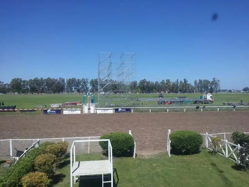 Azul se prepara para el show de Ricky Martin