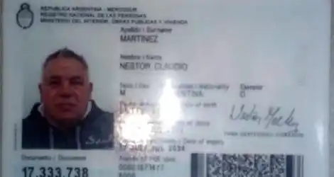 Encontraron el DNI de Néstor