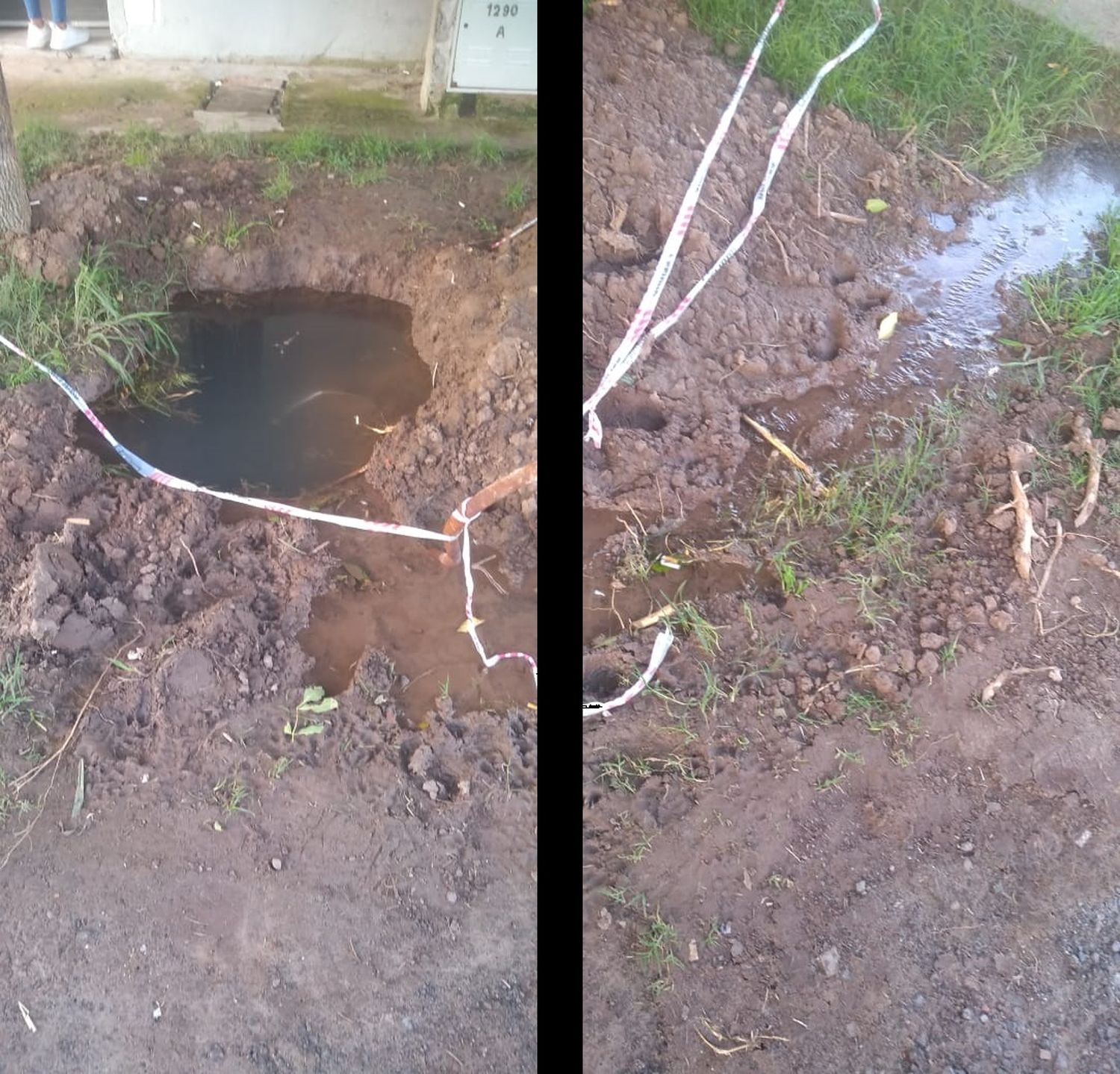Pérdida de agua en Caroni al 1200
