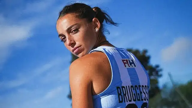 Bruggesser, campeona mundial con Las Leonas.