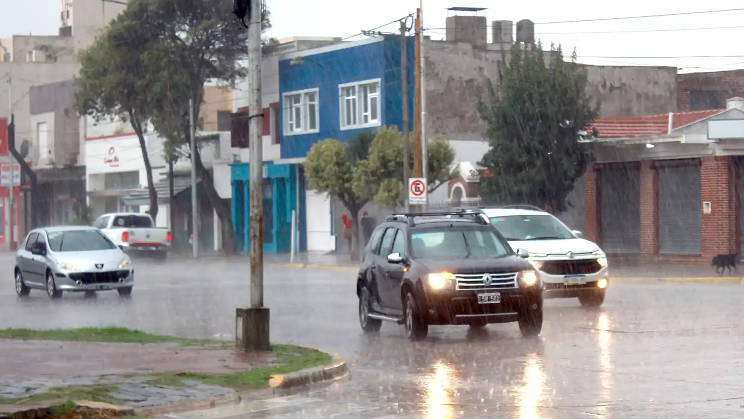 Lluvia. Se esperan más lluvias para hoy, según el Servicio Meteorológico