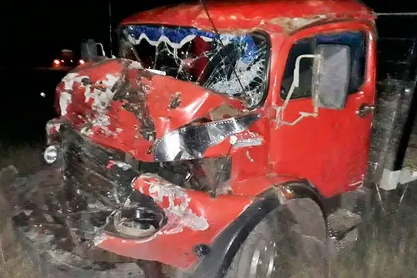 Por la niebla, chocaron tres camiones en la Autovía 14 cerca de Concordia