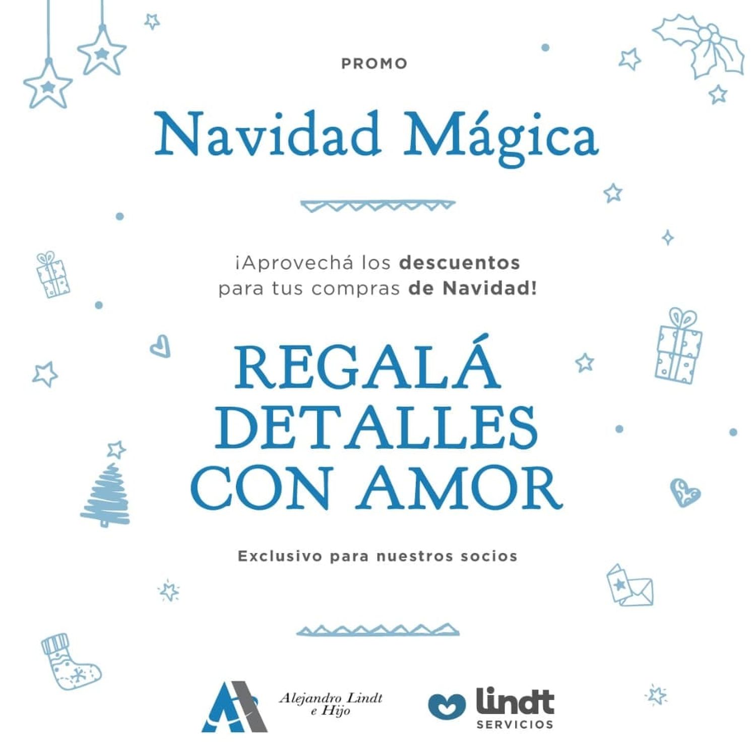 Promoción «Navidad Mágica» para socios de Alejandro Lindt e Hijo