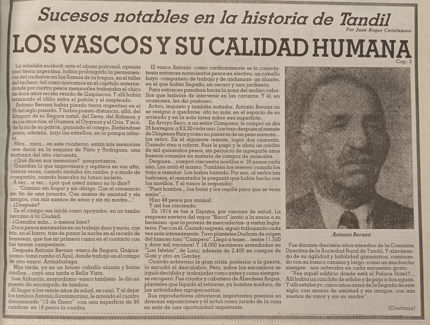 Los vascos y su calidad humana - Cap. 3