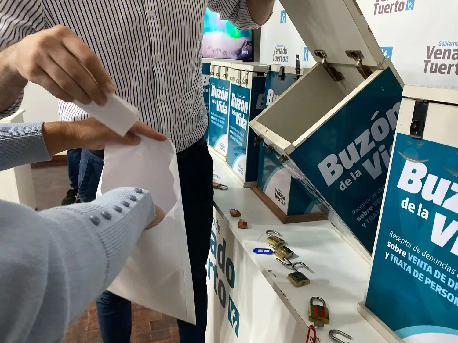 En Venado Tuerto anunciaron la nueva apertura de los buzones. Foto: MVT