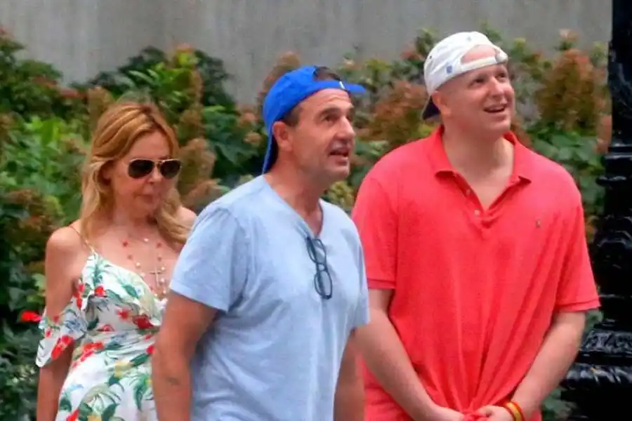 Alex Lequio, Ana Obregón y Alessandro Lequio