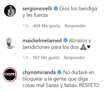 Muchas fueron las muestras de cariño que recibió Chyno. Foto Instagram