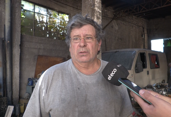 El relato del mecánico que sufrió grandes perdidas materiales por el incendio de su taller