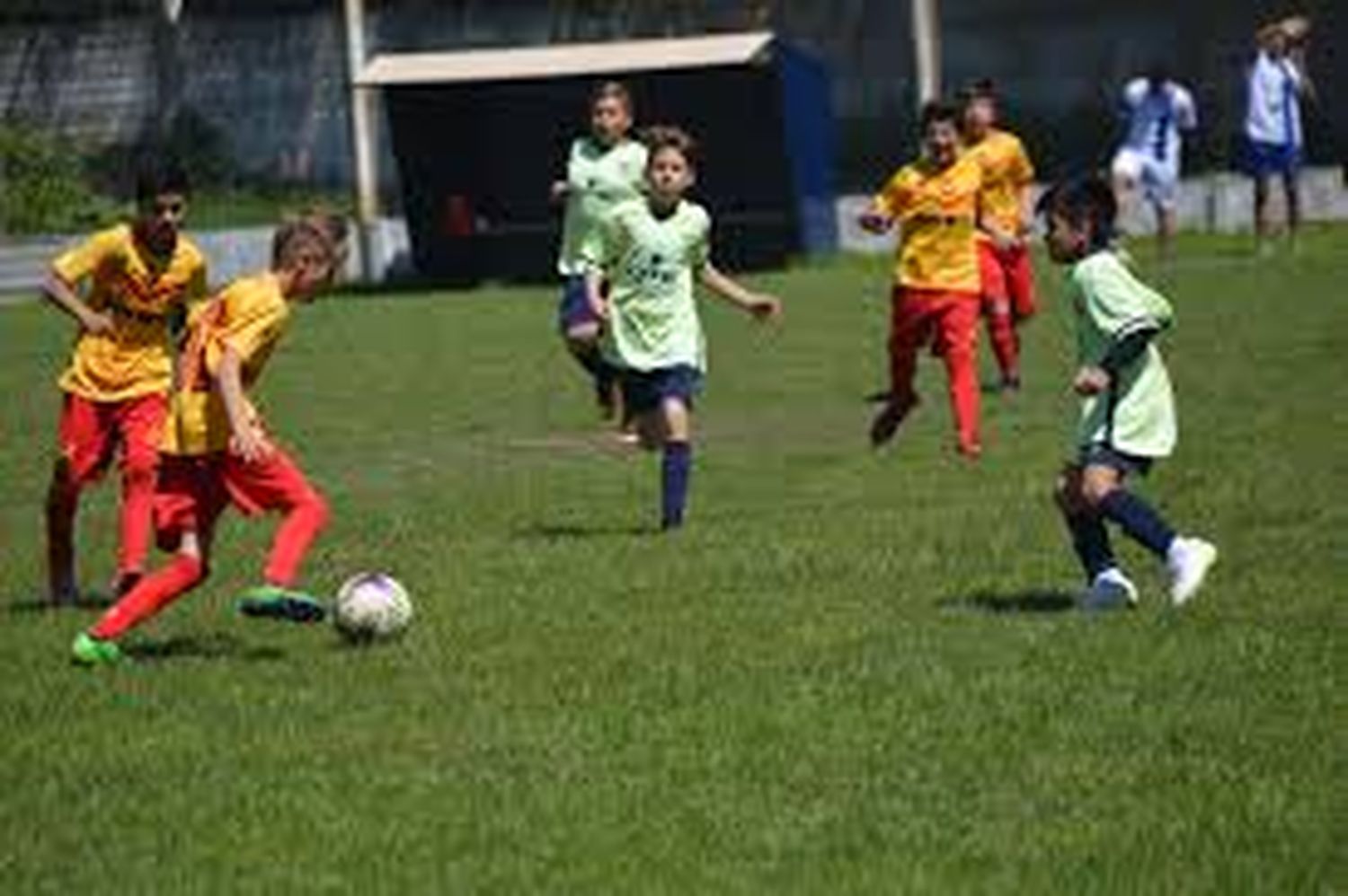 Así entrenan las divisiones infantiles del club Villa Aguirre
