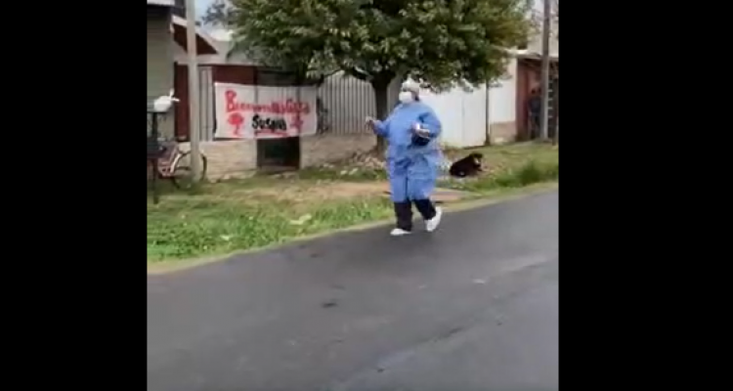 Coronavirus: el momento en que Susana, de 74 años, regresó a su casa tras 15 días internada
