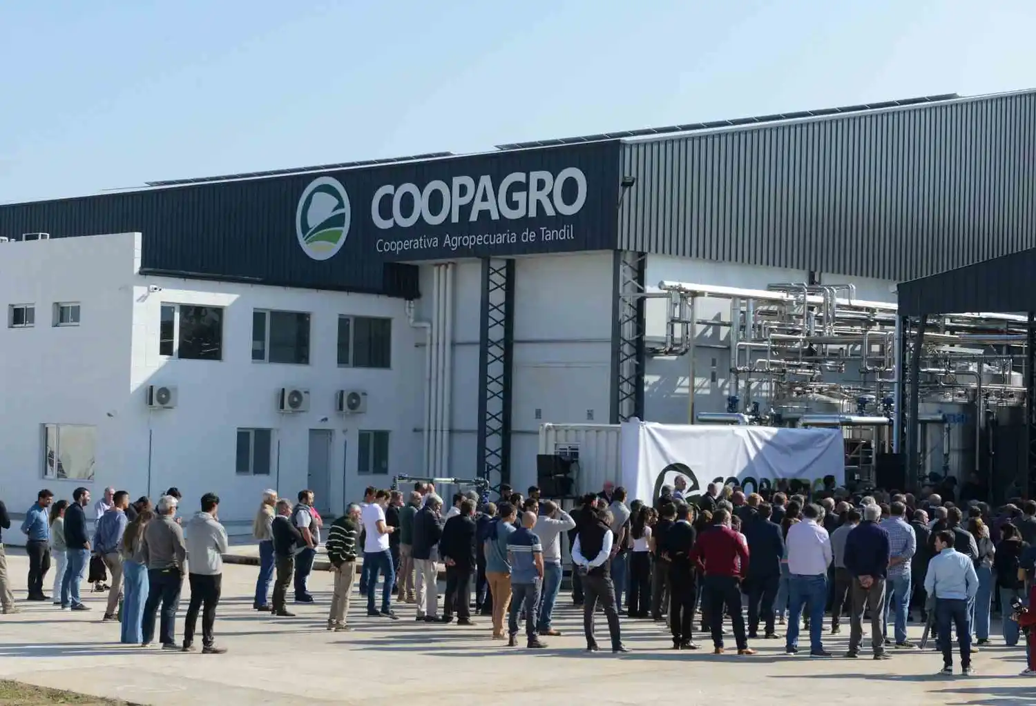 La Coopagro vivió una fiesta tras concretar su fábrica de mozzarella con destino a exportación