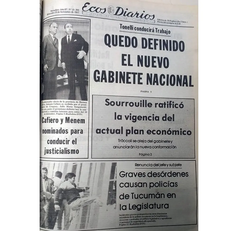 Miércoles 16 de septiembre de 1987