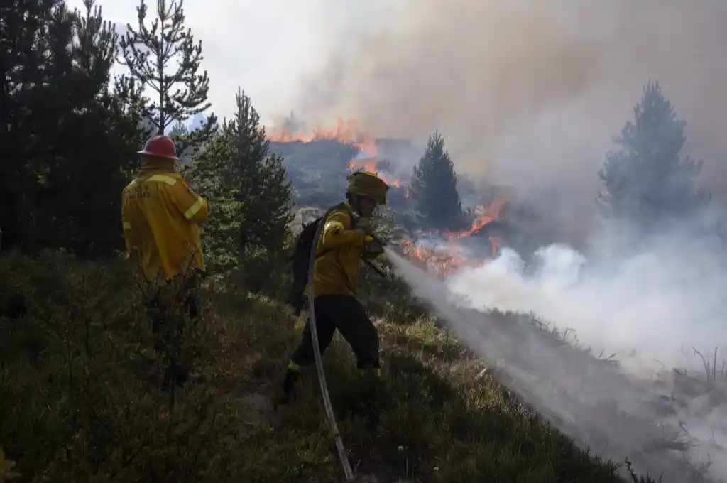 Los incendios forestales no dan tregua en Bariloche y El Bolsón