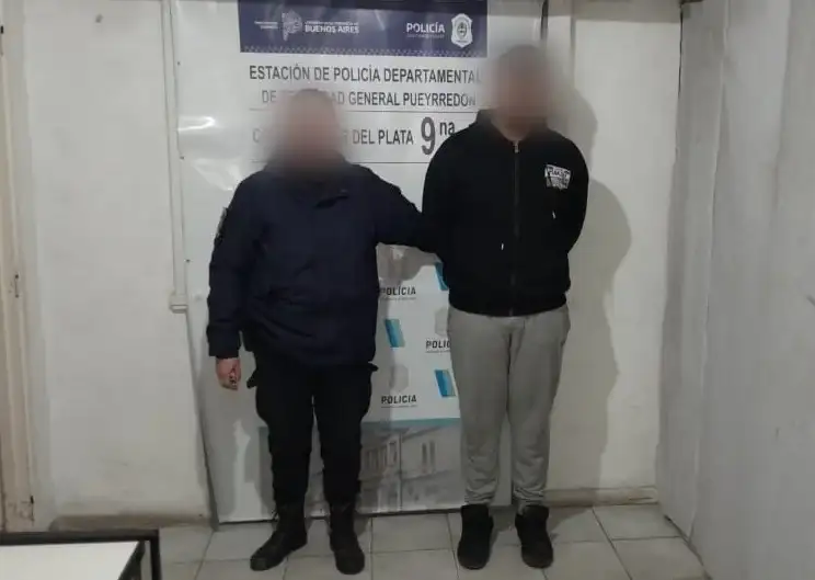 El violento fue detenido y derivado a la Unidad Penal N°44 de Batán.