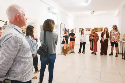 Los artistas paranaenses se lucieron en una nueva edición de la Noche de las Galerías