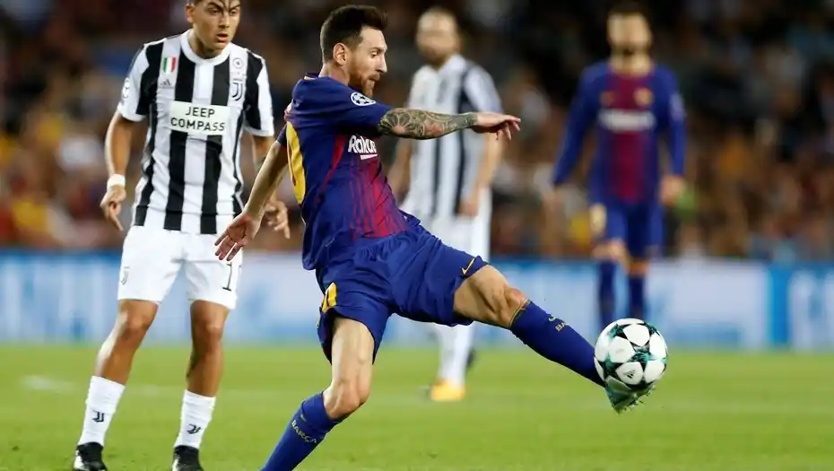 Juventus y Barcelona, juegan por la Champions