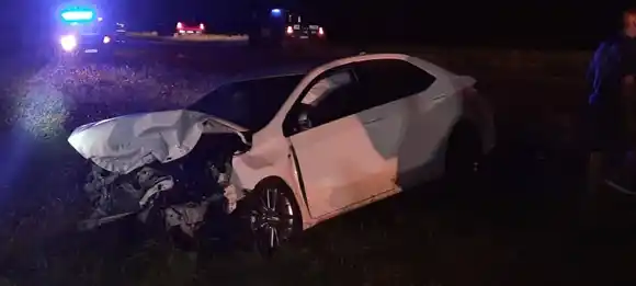 Accidente frontal en Ruta 67-S: un herido tuvo que ser trasladado a Santa Fe