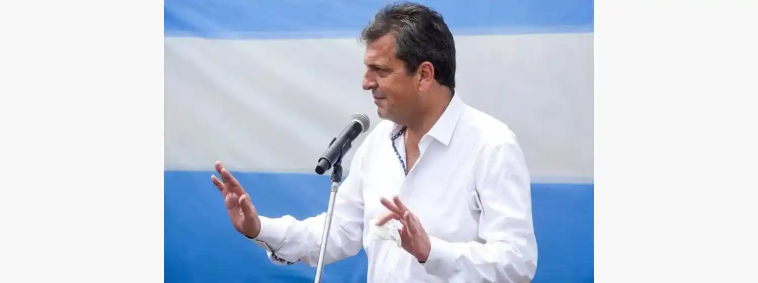 Votó Sergio Massa: "Empezamos una nueva etapa en la Argentina"