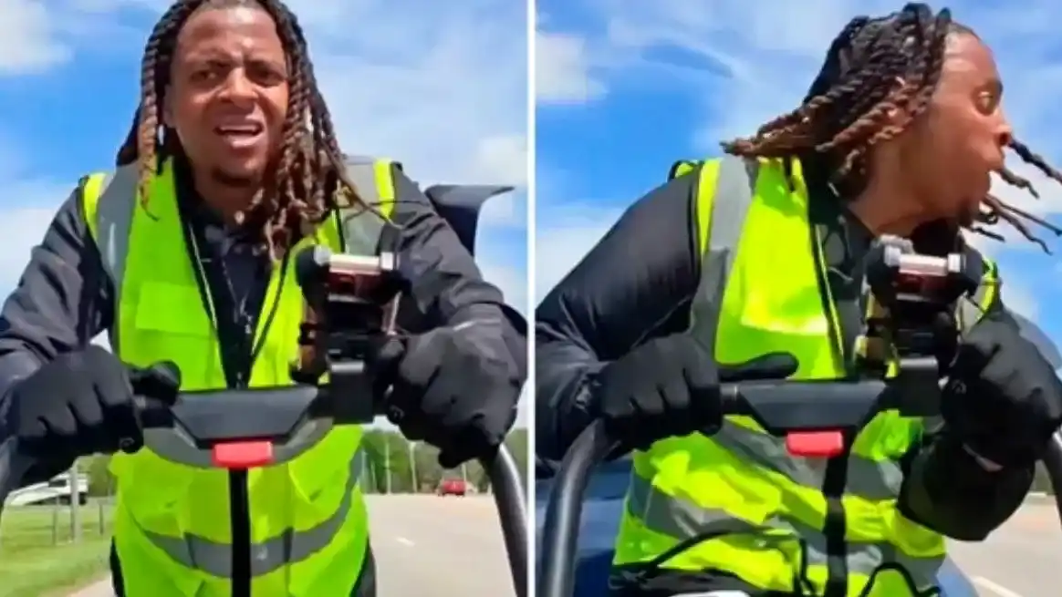 Impactante accidente: un streamer fue atropellado mientras transmitía en vivo una caminata solidaria